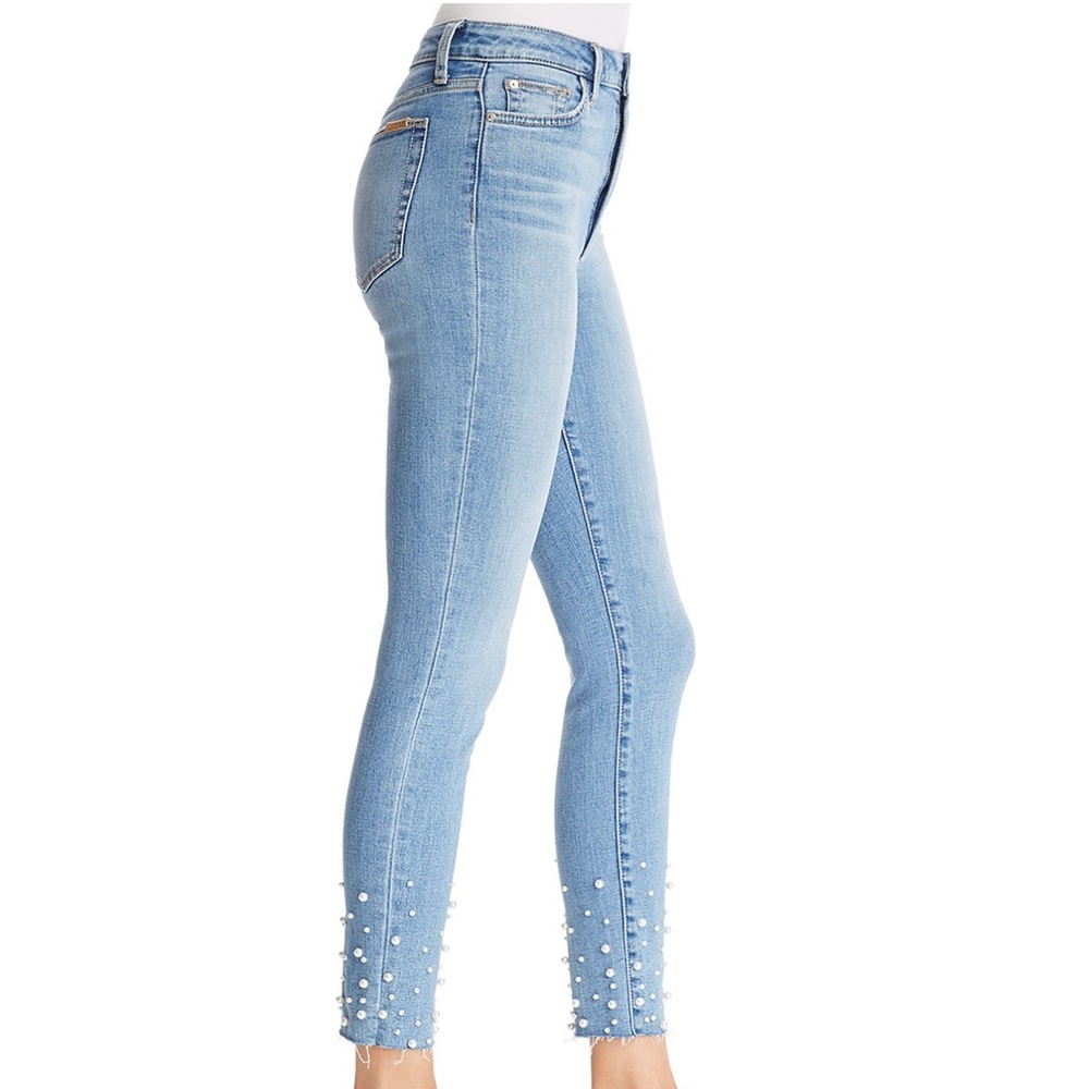 Joes The Charlie High Rise Skinny Ankle Pearl Jeans- 28